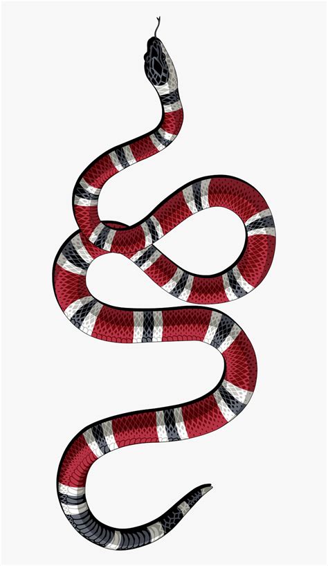 snake gucci design transparent|Gucci snake logo background.